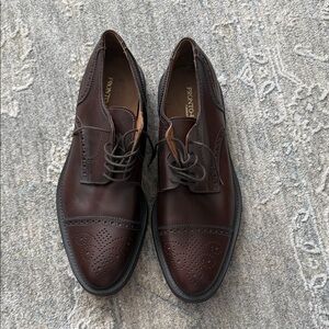 Pronto Uomo Rich Brown Men's Oxfords - Never worn!